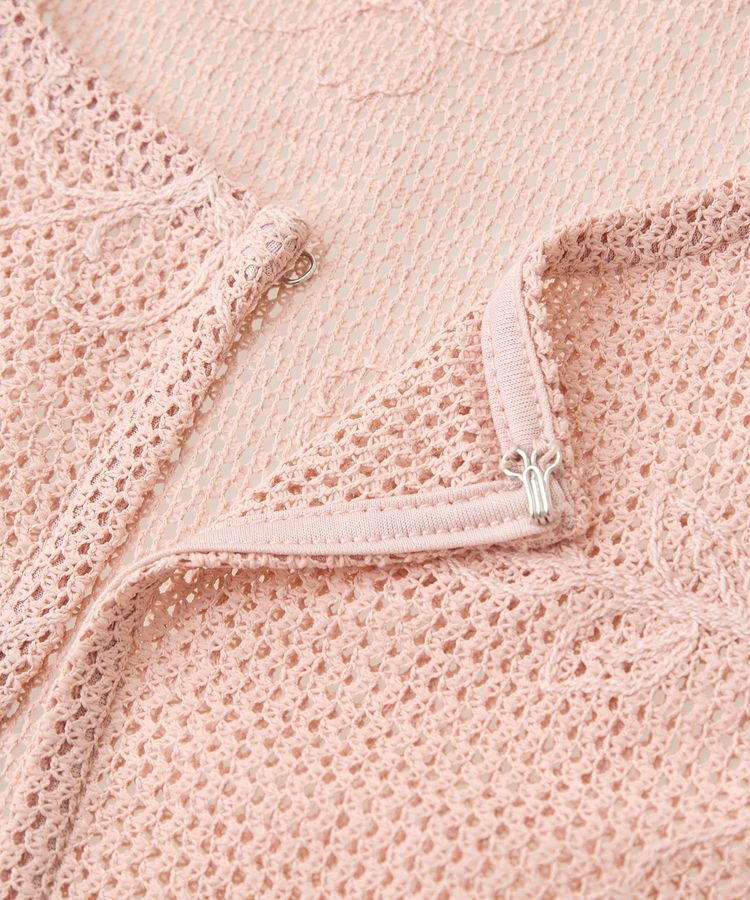 earth music&ecology「フラワーコード刺繍カーディガン」|カーディガン|