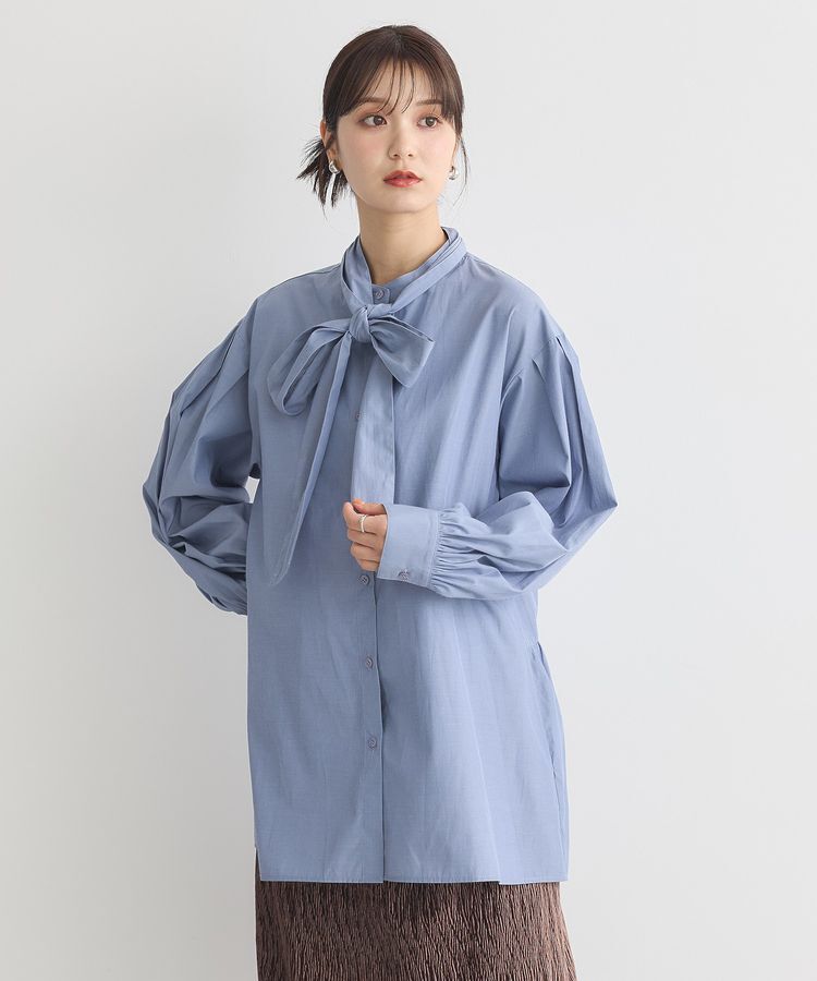 earth music&ecology「2wayボウタイブラウス」|シャツ・ブラウス|