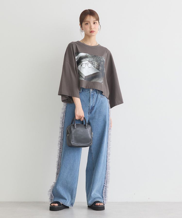 earth music&ecology「アソートプリントワイドTee」|Tシャツ・カットソー|