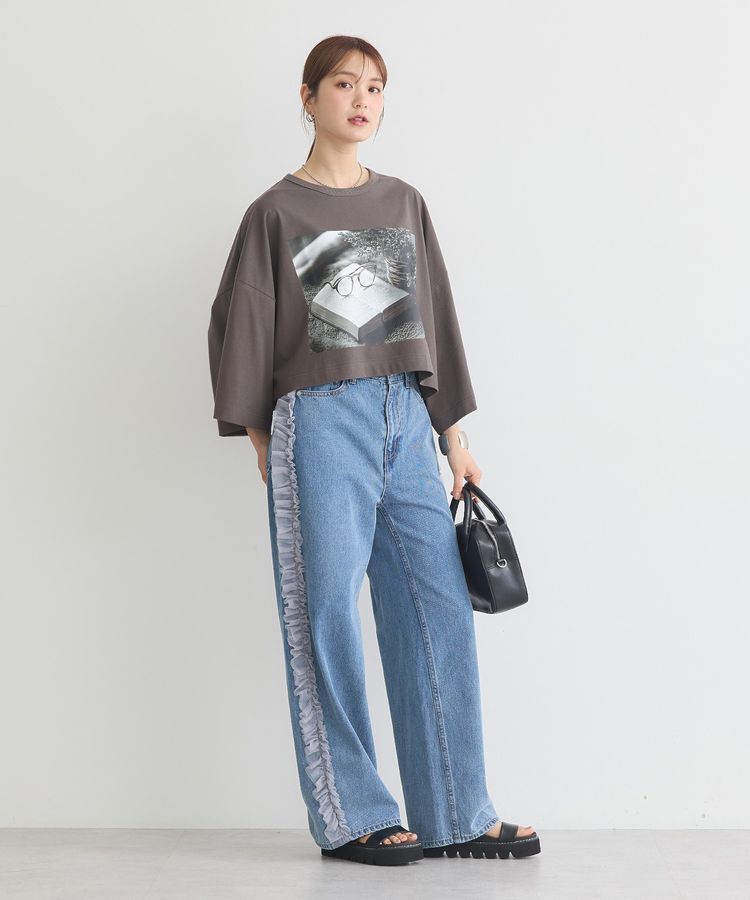 earth music&ecology「アソートプリントワイドTee」|Tシャツ・カットソー|