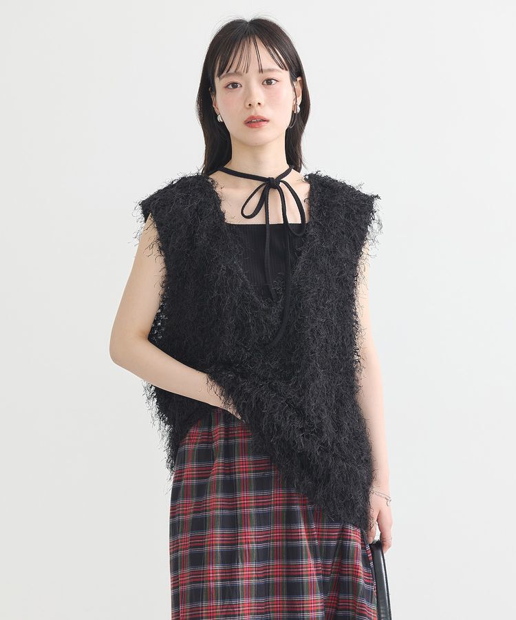 earth music&ecology「マルチwayネックホルターレースタンク」|キャミソール|