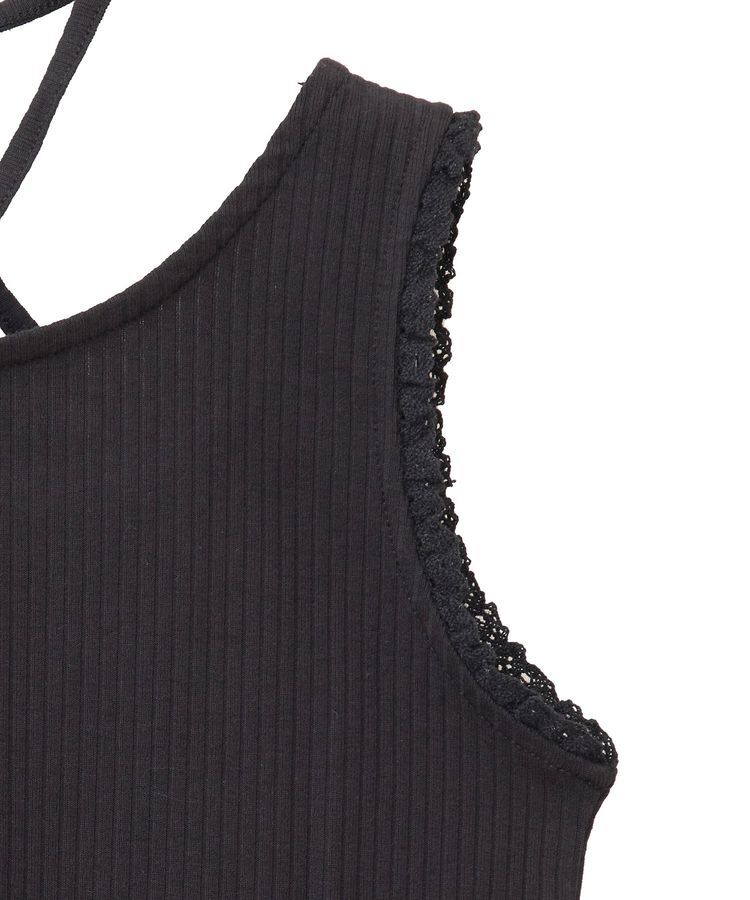 earth music&ecology「マルチwayネックホルターレースタンク」|キャミソール|