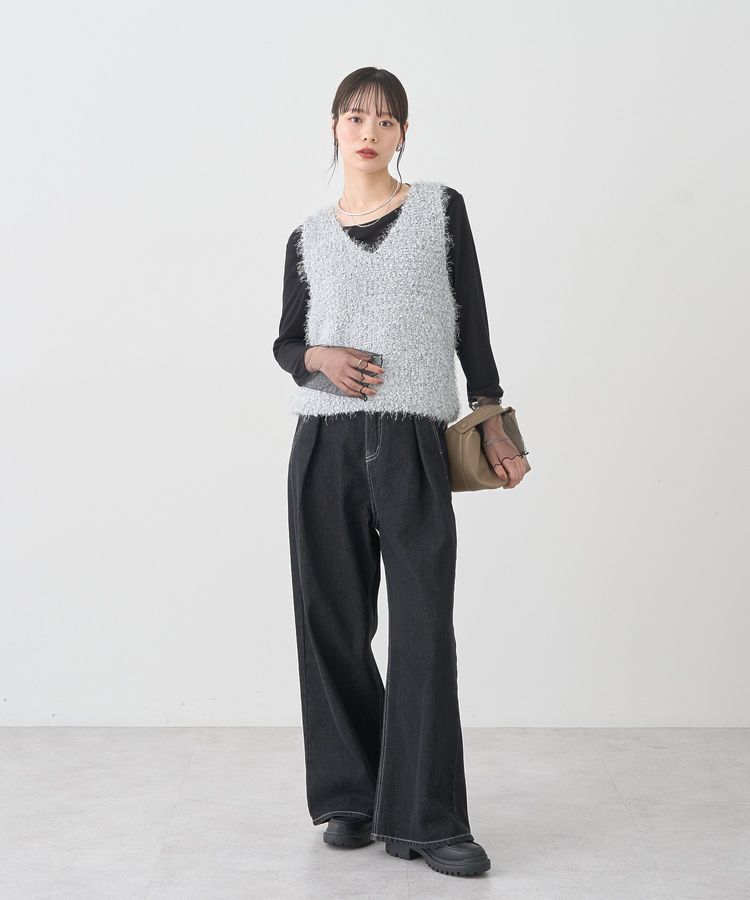 earth music&ecology「シアースリーブプルオーバー」|Tシャツ・カットソー|