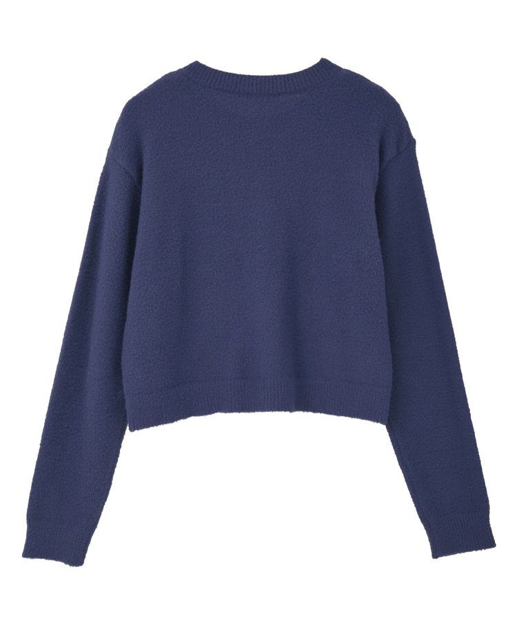 earth music&ecology「パウダーシャギークルーネックカーディガン」|カーディガン|