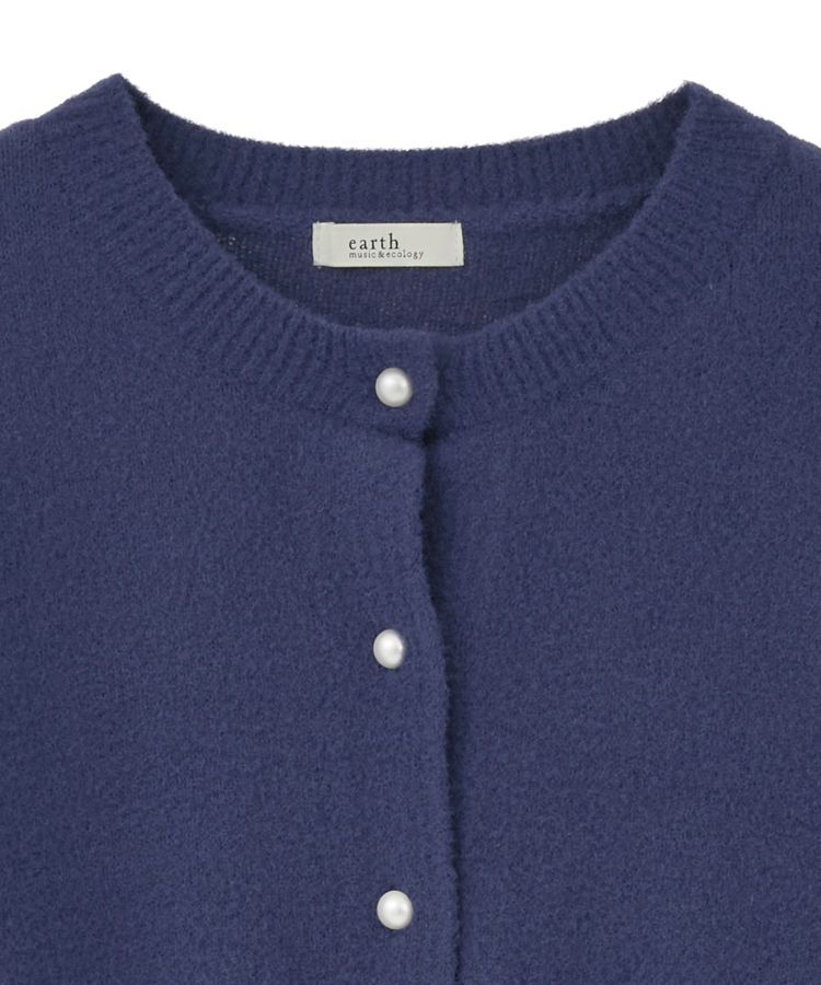 earth music&ecology「パウダーシャギークルーネックカーディガン」|カーディガン|