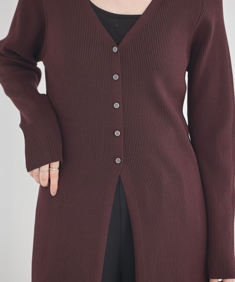 earth music&ecology「Vネックニットワンピース」|ワンピース|