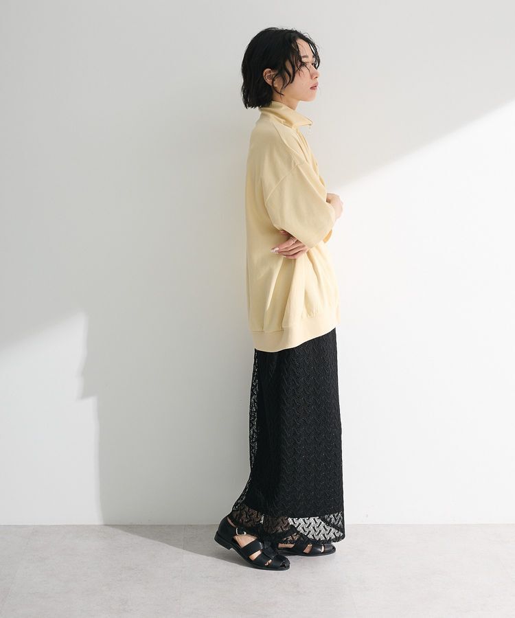 Green Parks「ハーフZIPチュニック」|Tシャツ・カットソー|