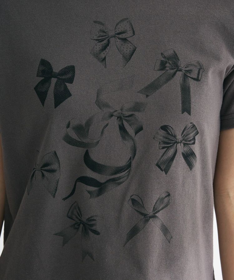 Green Parks「・DOUBLE FLAGS リボンpt TEE」|Tシャツ・カットソー|