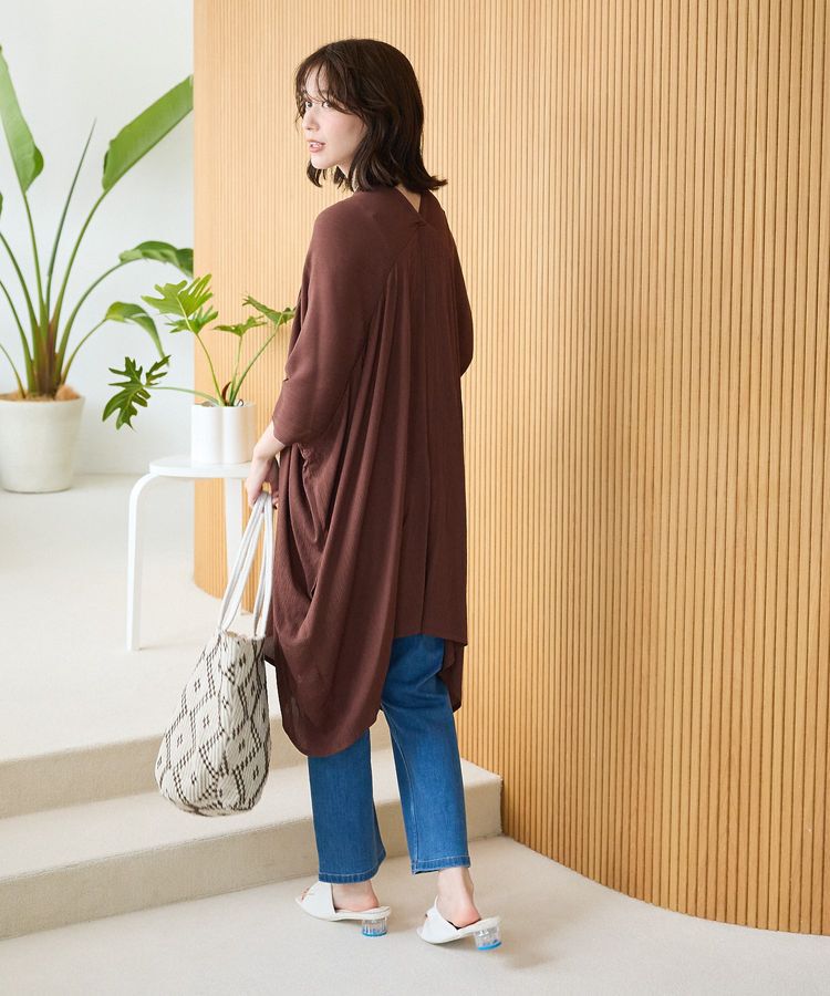 Green Parks「レーヨンクレープチュニック」|チュニック|