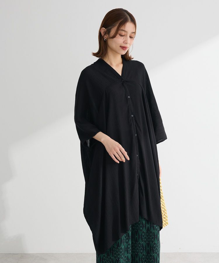 Green Parks「レーヨンクレープチュニック」|チュニック|