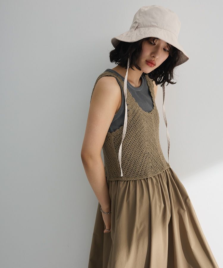 Green Parks「・SUGAR SPOON クロシェキリカエワンピース」|ワンピース|
