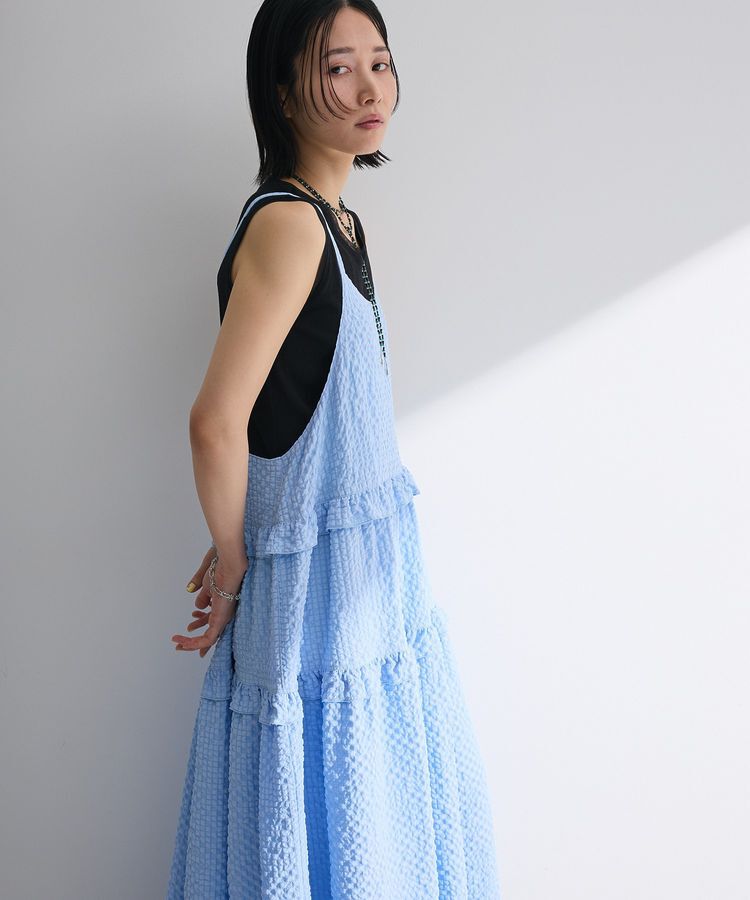 Green Parks「・Petit Fleur フリルティアードキャミワンピ」|ワンピース|