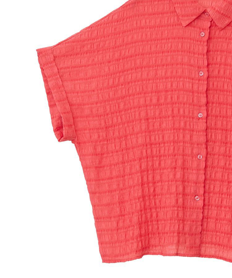 Green Parks「シアーシャーリングフレンチスリーブシャツ」|シャツ・ブラウス|