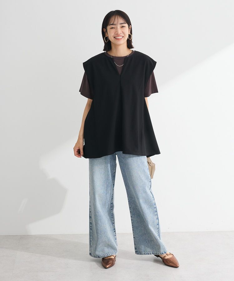 Green Parks「フロッキー筆記体ロゴボックスTシャツ」|Tシャツ・カットソー|