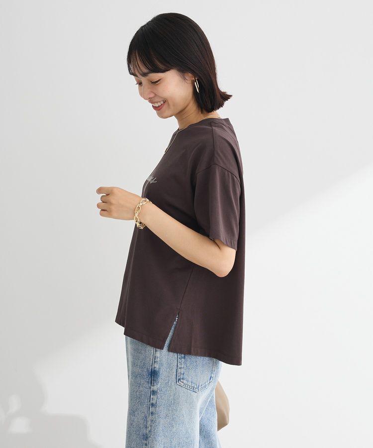 Green Parks「フロッキー筆記体ロゴボックスTシャツ」|Tシャツ・カットソー|