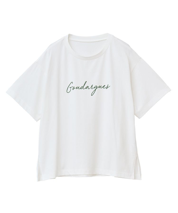 Green Parks「フロッキー筆記体ロゴボックスTシャツ」|Tシャツ・カットソー|