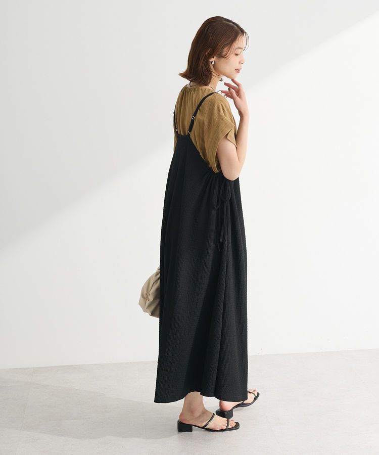 Green Parks「表面感脇リボンキャミワンピース」|ワンピース|