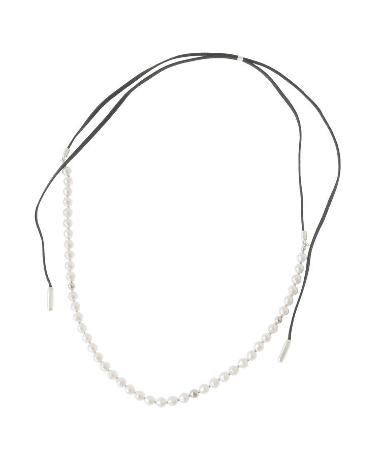 armonia「every walk.パールスウェードネックレス」|ネックレス|