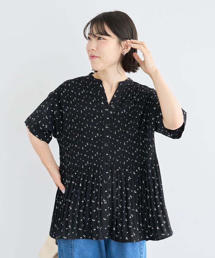 armonia「マジョリカプリーツスキッパーブラウス」|シャツ・ブラウス|