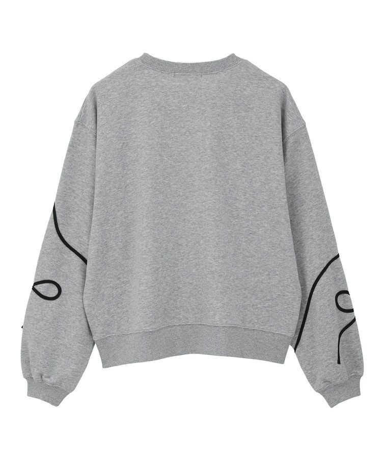 Green Parks「・swing by リボンコード刺繍スウェット」|スウェット・ジャージ|