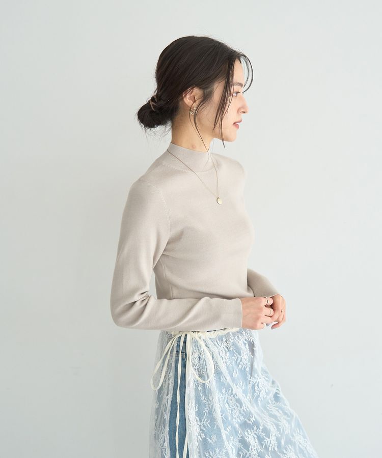 YECCA VECCA「ハイネックリブニット」|ニット・セーター|