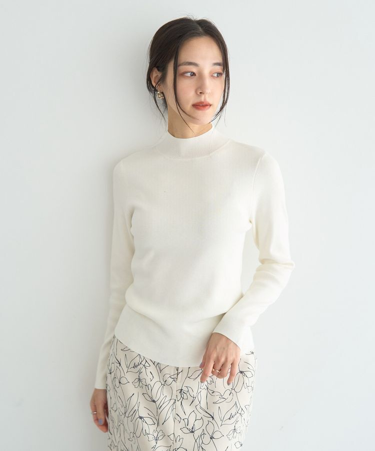 YECCA VECCA「ハイネックリブニット」|ニット・セーター|