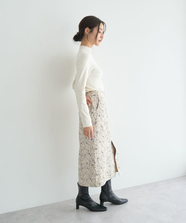 YECCA VECCA「ハイネックリブニット」|ニット・セーター|