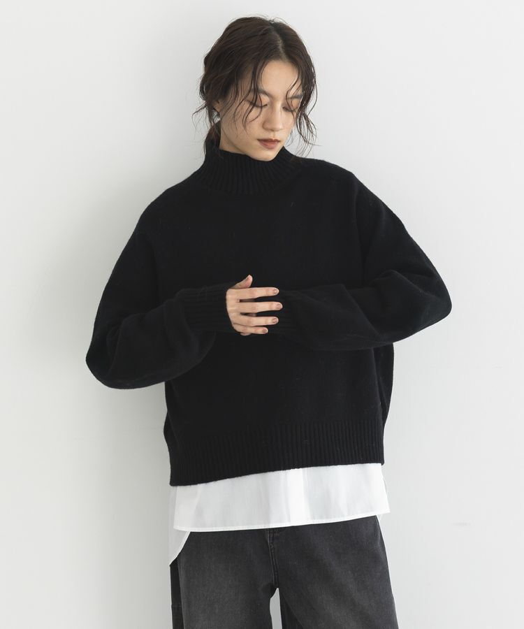 GARAGE OF GOOD CLOTHING「【日本製】カシミア混タートルプルオーバー」|ニット・セーター|