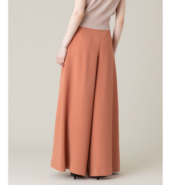 LOULOU WILLOUGHBY「【LOULOU WILLOUGHBY】ジョーゼットタックワイドパンツ」|その他|