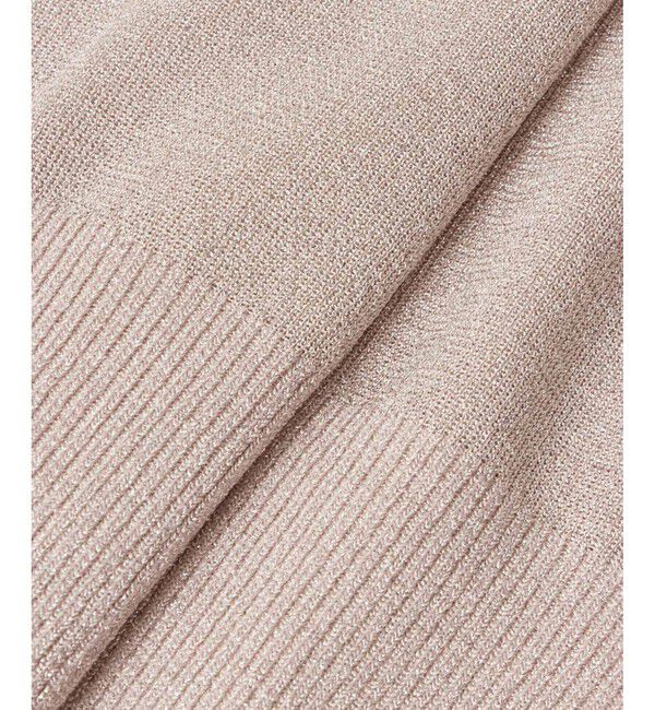 LOULOU WILLOUGHBY「【LOULOU WILLOUGHBY】リブコルセットラメプルオーバー」|その他|