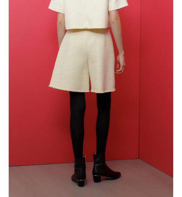 LOULOU WILLOUGHBY「【LOULOU WILLOUGHBY】ジオリカラメツイードショートパンツ」|その他|