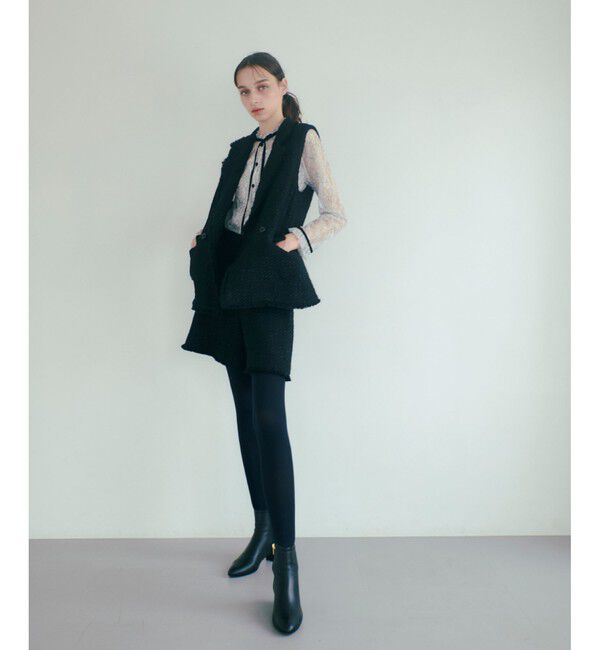 LOULOU WILLOUGHBY「【LOULOU WILLOUGHBY】ジオリカラメツイードショートパンツ」|その他|