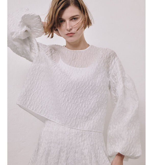 allureville「フクレジャガードブラウス」|シャツ・ブラウス|