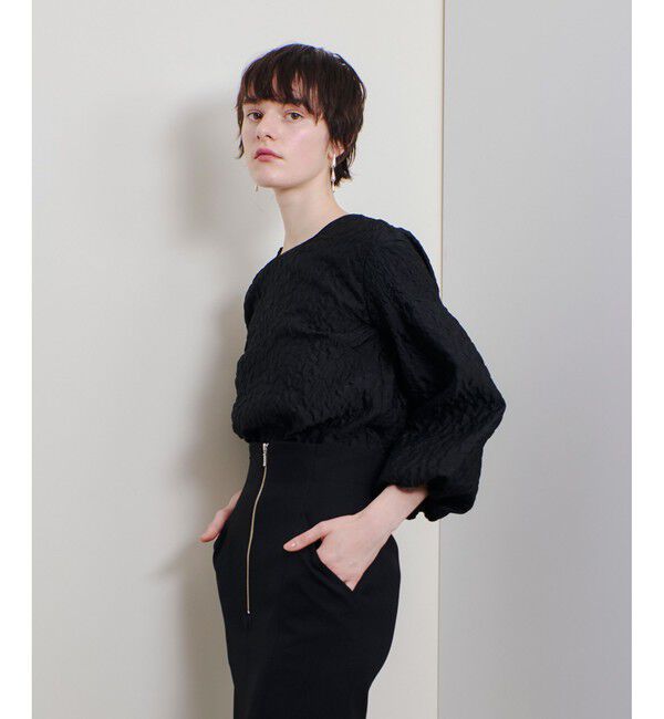 allureville「フクレジャガードブラウス」|シャツ・ブラウス|