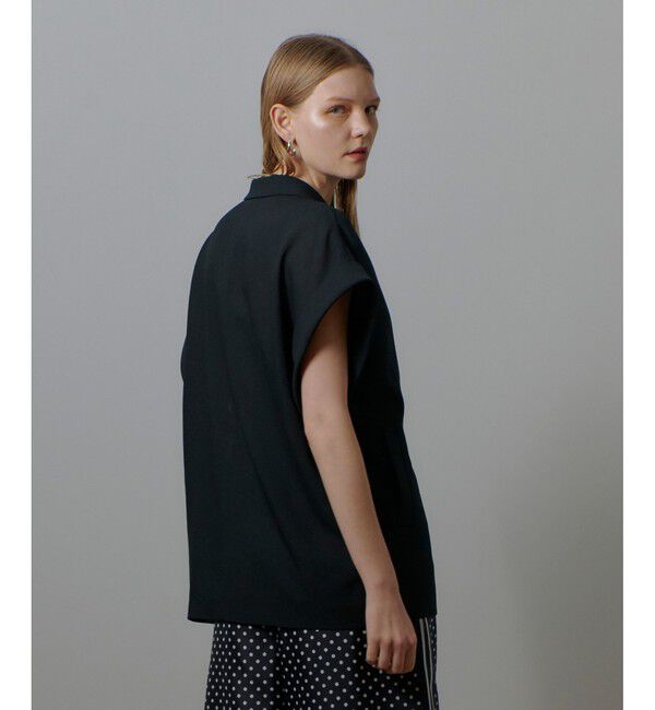 allureville「スラブメッシュフレンチスリーブジャケット」|テーラードジャケット|