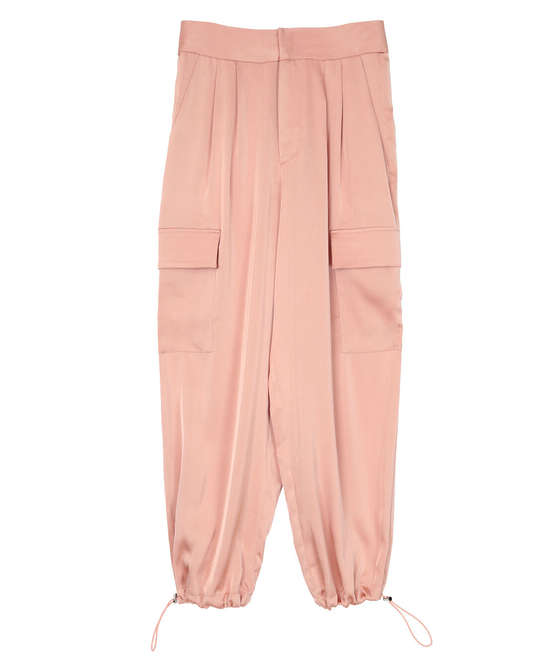 ur's「サテンパラシュートパンツ」|カーゴ|