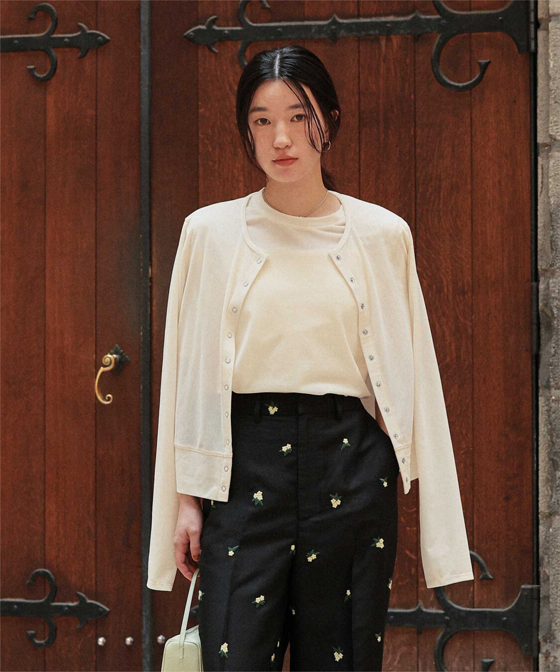 titivate「シアーベロアカーディガン」|カーディガン|