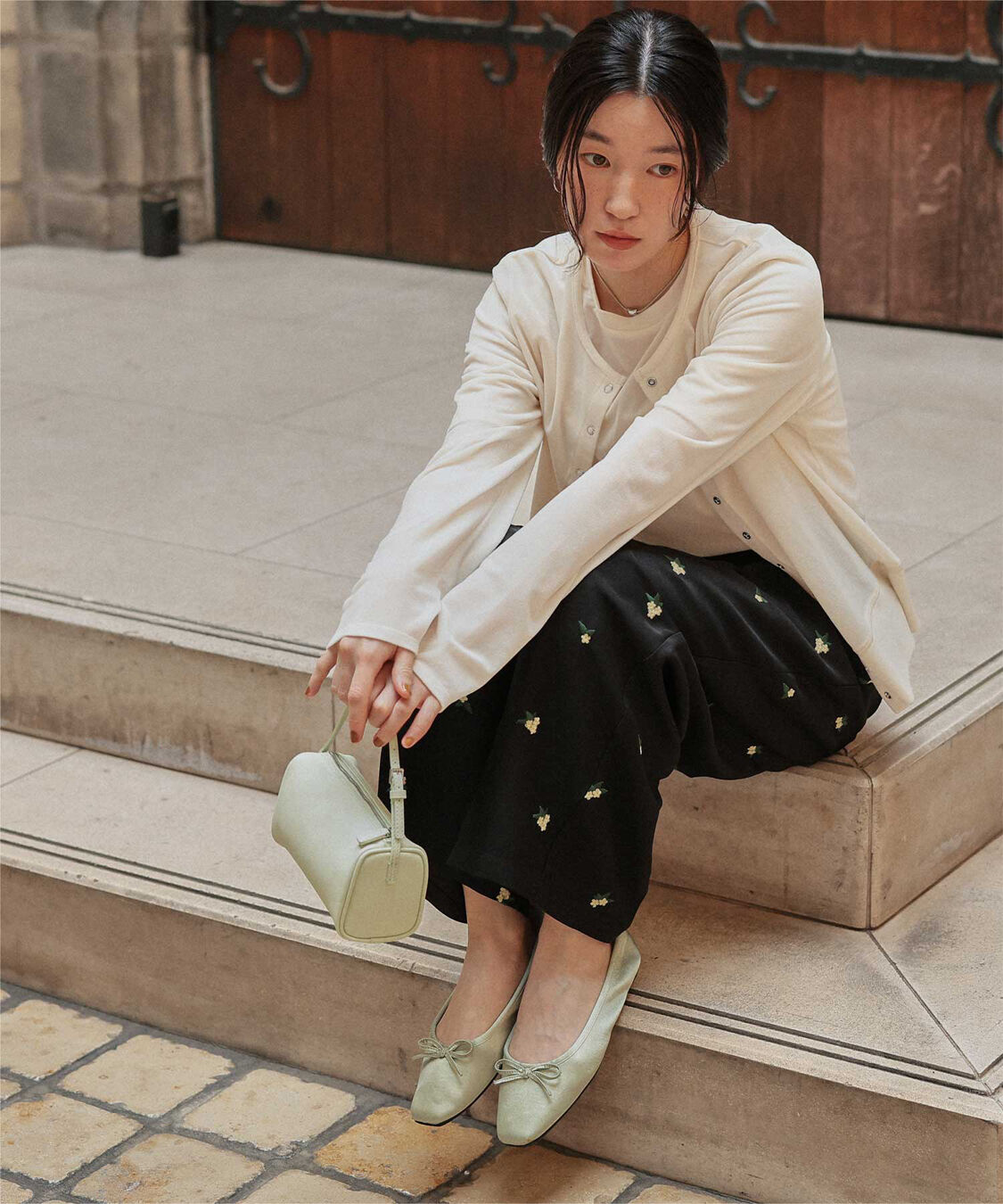 titivate「シアーベロアカーディガン」|カーディガン|