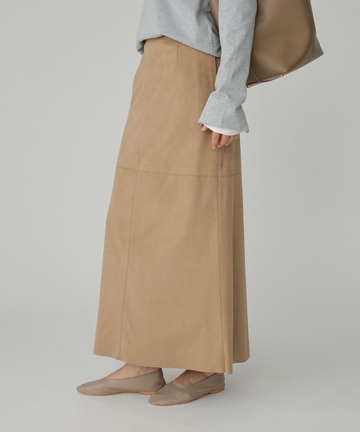 BABYLONE「フェイクスエードスカート」|スカート|