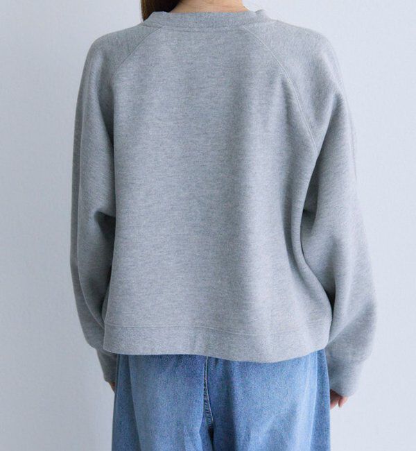  「シンプル裏起毛スウェットショートプルオーバー」|プルオーバー|