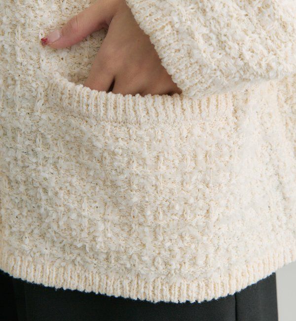  「ツィードライクニットカーディガン」|ニット・セーター|