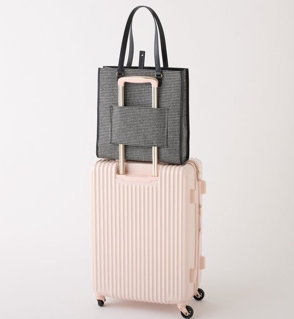  「【LouLoumei】ハートチャーム付きトートバッグ／推し活にも／自立可能」|トートバッグ|