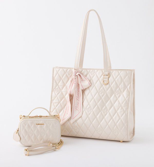  「【LouLoumei】スカーフ付きキャリーオントート/自立可能」|トートバッグ|