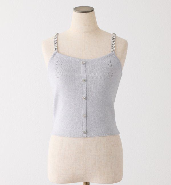  「【Twinkle Collection】袖ファーボレロ+キラキラビスチェSET」|ニット・セーター|