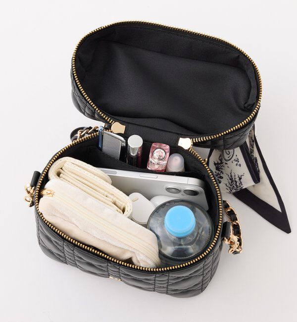  「ギャザーリボンハンドルバニティバッグ」|ショルダー・メッセンジャー|