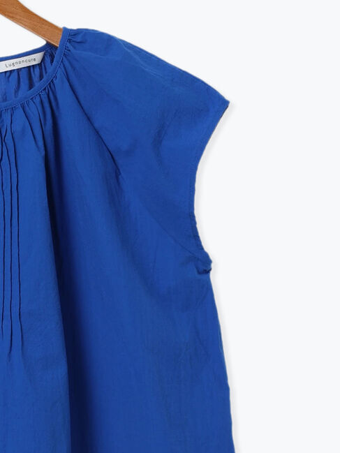 Lugnoncure「サンドウォッシュピンタックブラウス」|シャツ・ブラウス|