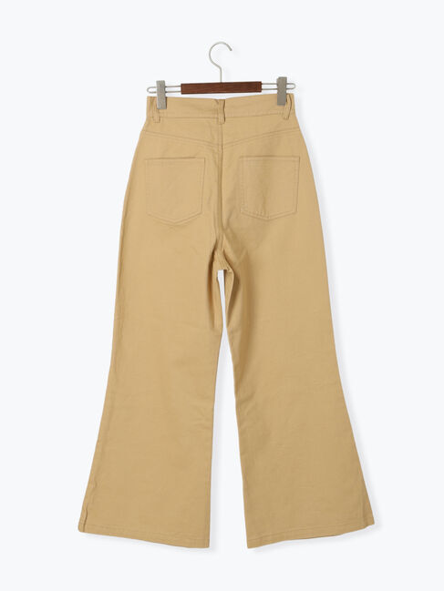 Te chichi TERRASSE「フレアワイドデニムパンツ」|その他|