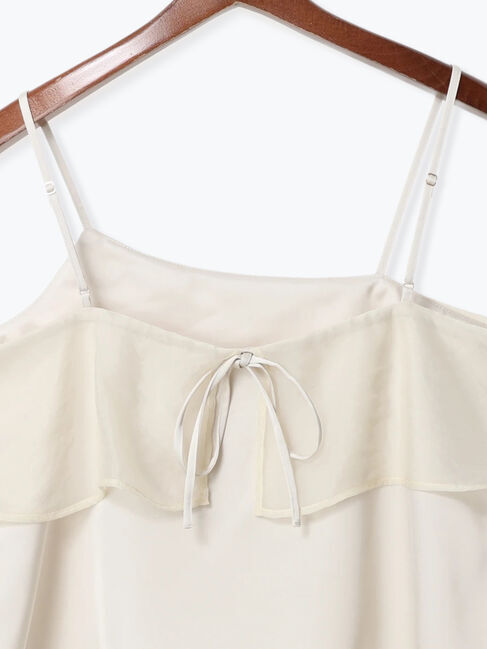 Te chichi「シアー&times;サテンアシメネックキャミブラウス」|シャツ・ブラウス|