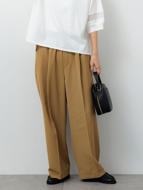 Lugnoncure「ゴムウエストイージースラックス」|その他|ベージュ