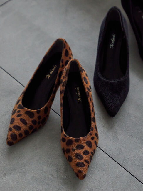 Te chichi「ポインテッドパンプス」|パンプス|キャメル